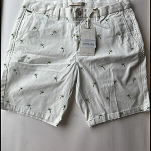 Scotch & Soda | NEW W/ TAGS White w/ Palm Trees Men's Chino Shorts - Size 30